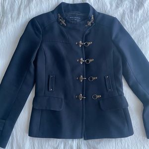 French Connection military-style wool-blend jacket